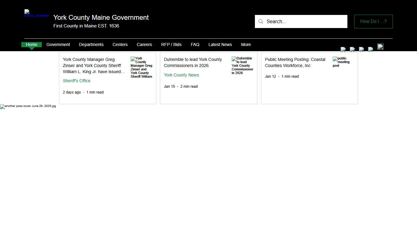 York County Maine Government Commissioners York County, ME, USA